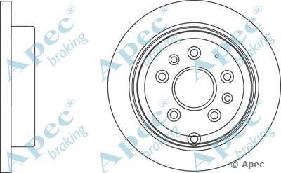 APEC BRAKING dsk2770 -  Тормозной диск